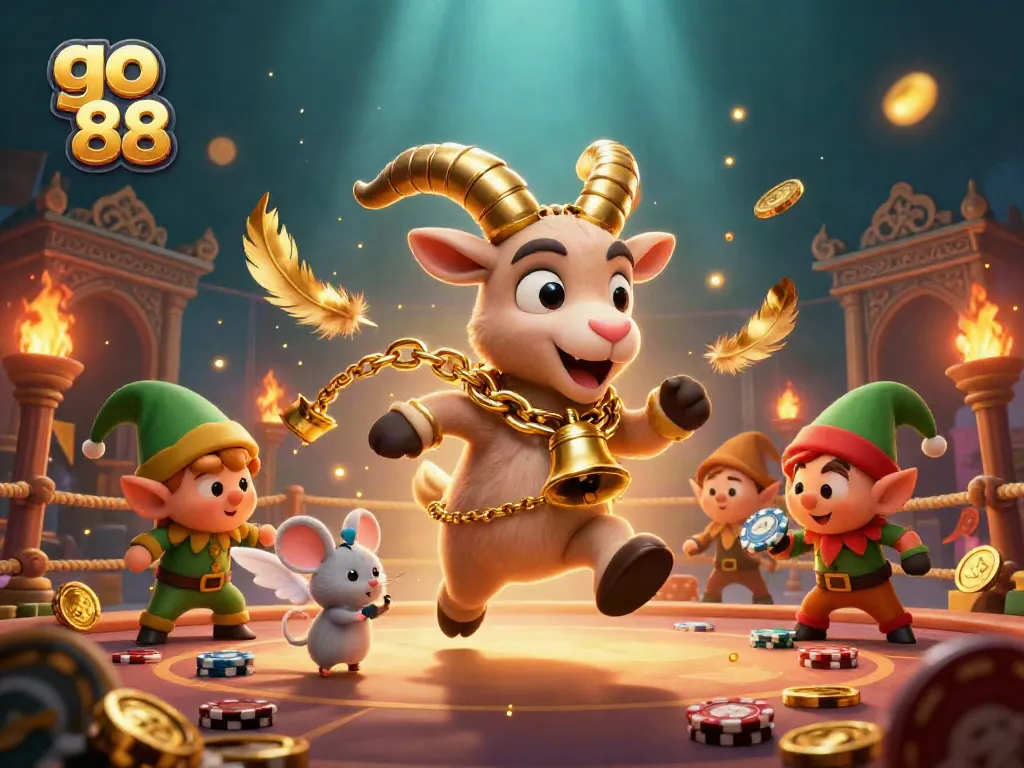 Capture the excitement of go 88 as Krampus and friends navigate a festive horror casino.