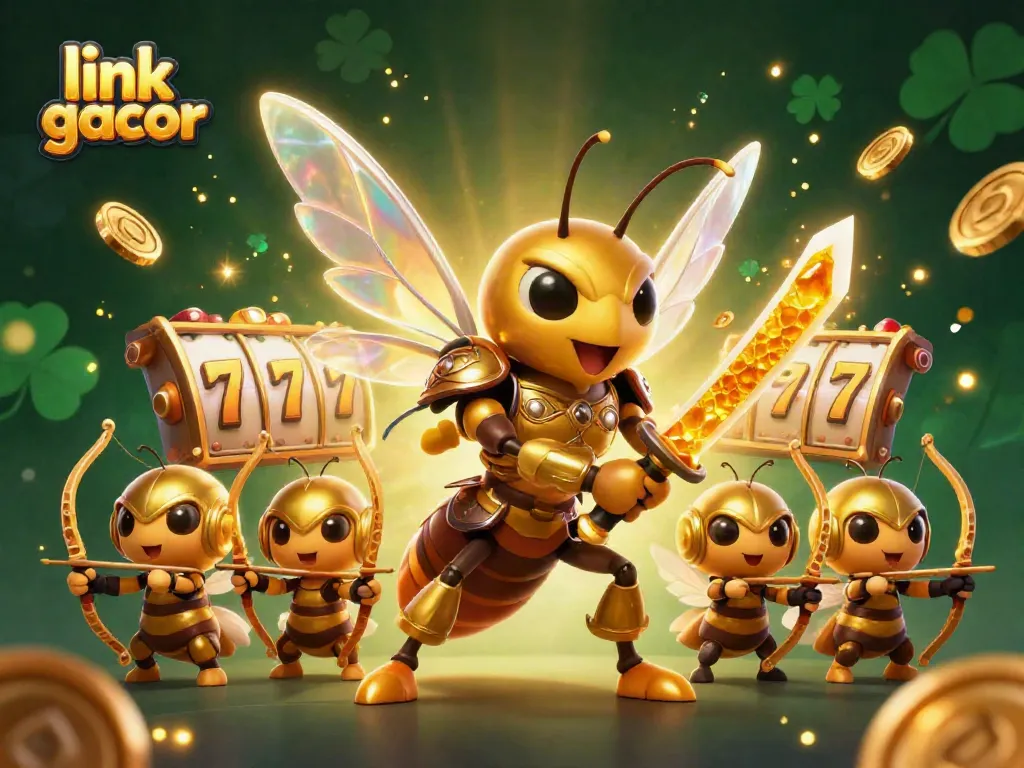 Experience thrilling wins at link gacor with vibrant slot reels and captivating characters.